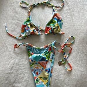 Blackbough Multicolor Bikini Set